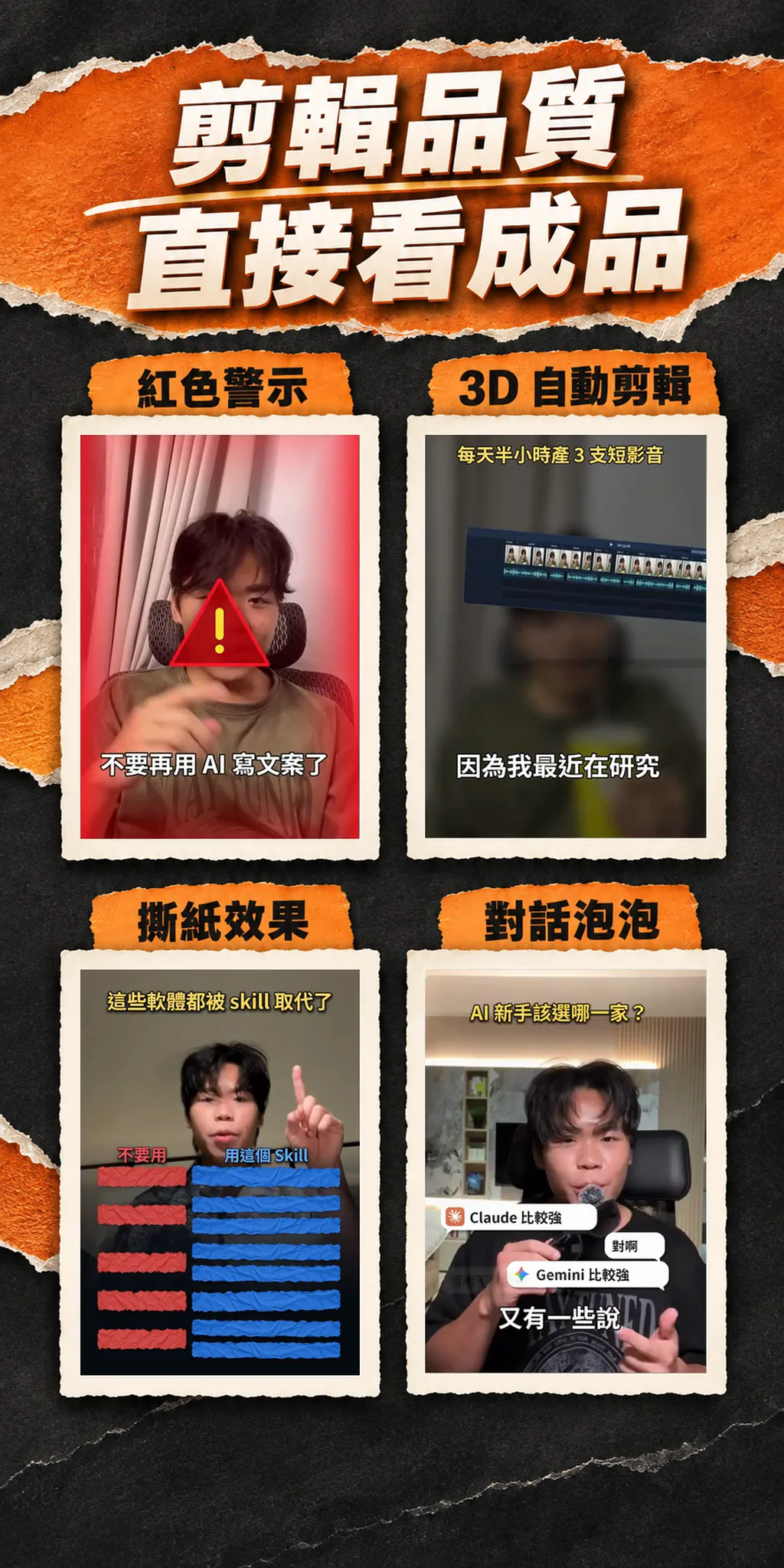 剪輯品質展示｜一